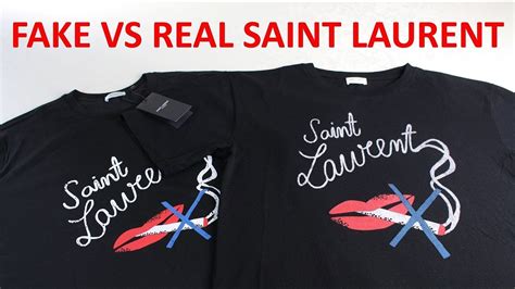 fake ysl t-shirts|real vs fake st laurent shirts.